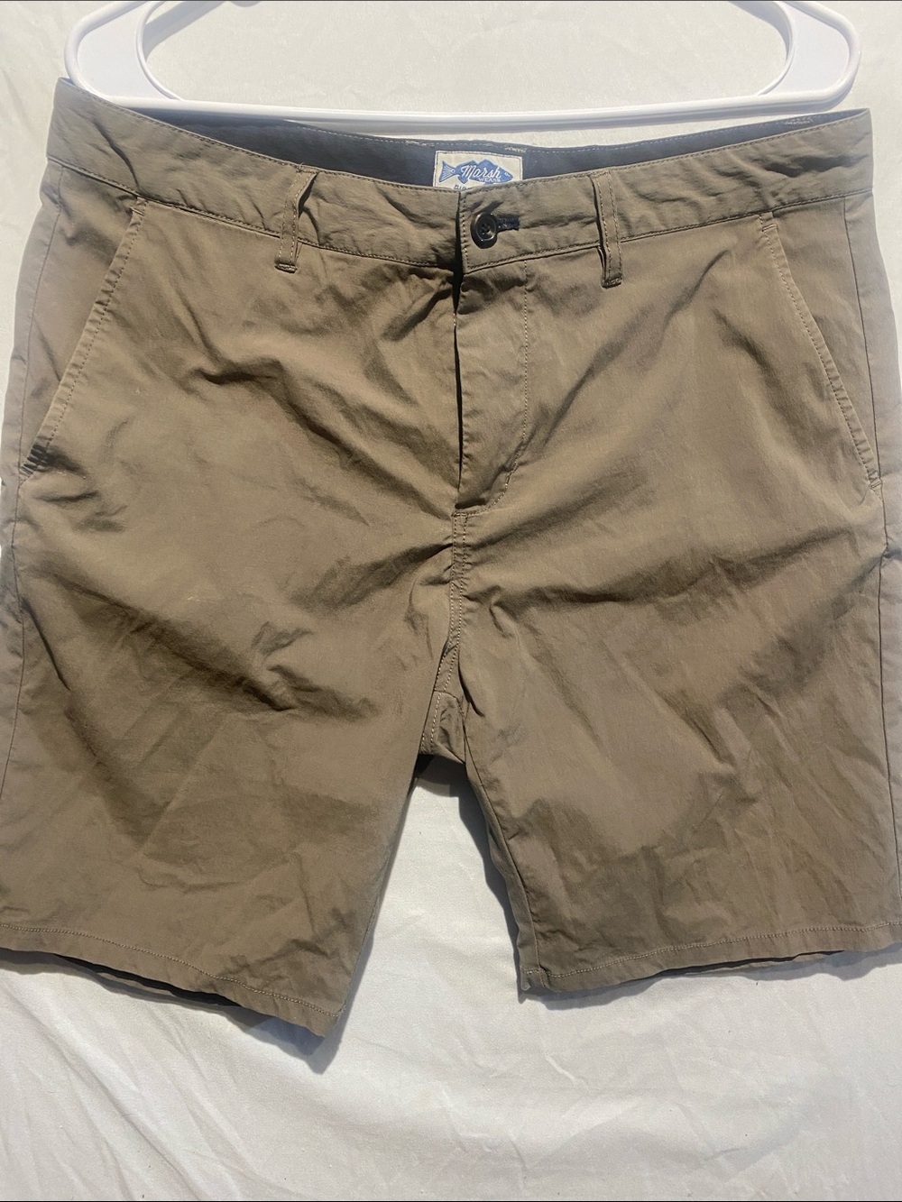 Marsh wear Men's Casual Cotton Blend Shorts - Olive